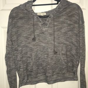Lightweight hooded sweater